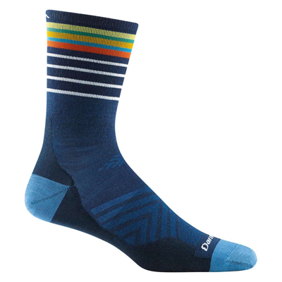 SKARPETY DARN TOUGH MEN'S STRIDE MICRO CREW ULTRA-LIGHTWEIGHT RUNNING SOCK - ECLIPSE